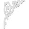 Ekena Millwork Baile Architectural Grade PVC Bracket, 5/8"W X 22"D X 22"H BKTP01X22X22BA - alternate 1